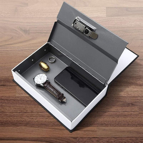 Dictionary Book Safe with Coded Lock Hidden Security Box for Money and Valuables