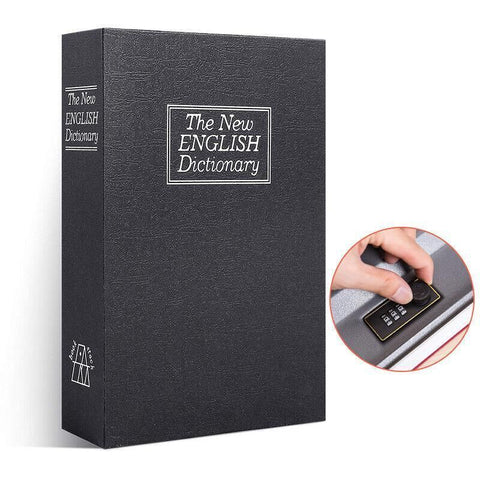 Dictionary Book Safe with Coded Lock Hidden Security Box for Money and Valuables