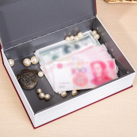 Dictionary Book Safe with Coded Lock Hidden Security Box for Money and Valuables