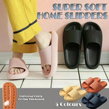 Ultra-Soft Pillow Slides EVA Slippers for Indoor Outdoor Use – Thick Anti-Slip Sole - Blue 42-43