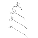 50X Pegboard Hooks Metal Panel Valcano Peg Board Hook Steel 50 100 150 200 Mm - 10CM