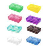 Large Capacity Transparent Plastic Pencil Case Multifunctional Student Art Box - Transparent