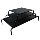 Heavy Duty Pet Raised Bed Elevated Trampoline Hammock Cat Dog Raised Deluxe - L