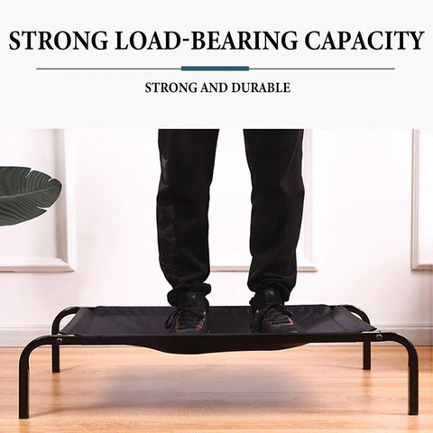 Heavy Duty Pet Raised Bed Elevated Trampoline Hammock Cat Dog Raised Deluxe - L