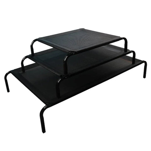 Heavy Duty Pet Raised Bed Elevated Trampoline Hammock Cat Dog Raised Deluxe - M