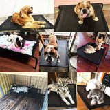 Heavy Duty Pet Raised Bed Elevated Trampoline Hammock Cat Dog Raised Deluxe - M