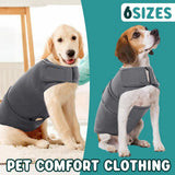 Pet Comfort Dog Relief Vest Jacket Soft Anxiety Coat for Small Medium Large Dogs - M