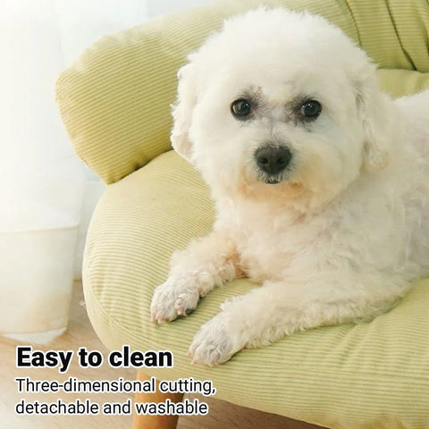 Universal Dog Cat Bed Four Seasons Mat Removable Washable Comfortable Cushion - Green