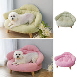 Universal Dog Cat Bed Four Seasons Mat Removable Washable Comfortable Cushion - Green