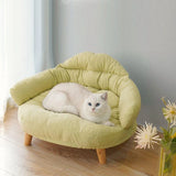 Universal Dog Cat Bed Four Seasons Mat Removable Washable Comfortable Cushion - Green