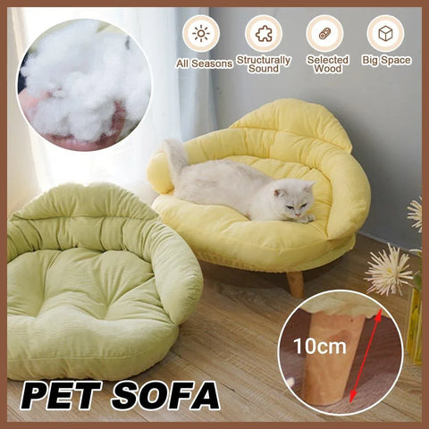 Universal Dog Cat Bed Four Seasons Mat Removable Washable Comfortable Cushion - Green
