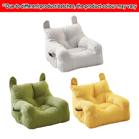 Small Sofa Chair Couch for Living Room Family Pet Furniture Comfortable Seat - White