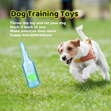Durable Pet Teething Resistant Tennis Ball Wine Bottle Chew Toy for Dogs Play - Green-L