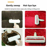 Pet Hair Remover Brush Dog Cat Fur Cleaning Roller Reusable Self Cleaning Tool - Orange