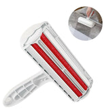 Pet Hair Remover Brush Dog Cat Fur Cleaning Roller Reusable Self Cleaning Tool - Orange