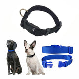 L Size Dog Puppy Pet Collar Adjustable Nylon Toy Large Pink Blue Red Black - Grey