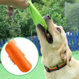 Frisbee Toy for Dogs Outdoor Fetch Training Soft Rubber Pet Flying Disc 18cm - Green