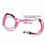 Adjustable Pet Dog Car Clip Lead Harness Strap for Vehicle Travel Restraint Use - Yellow