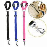 Adjustable Pet Dog Car Clip Lead Harness Strap for Vehicle Travel Restraint Use - Yellow