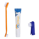 Pet Dog Teeth Cleaning Toothpaste with Toothbrush and Backup Brush Vanilla Flavoured