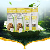 Pet Dog Cat Toothpaste and Toothbrush Set Beef Flavor