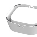 1.5L Pet Water Bowl No-Spill Design Slow Drinking Feeder with Non-Slip Base - White