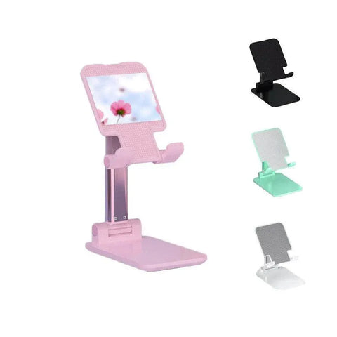 Foldable Adjustable Universal Desk Stand Holder For Mobile Phone Tablet Portable - Green