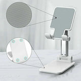 Foldable Adjustable Universal Desk Stand Holder For Mobile Phone Tablet Portable - Green