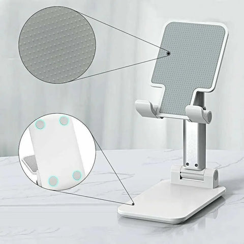 Foldable Adjustable Universal Desk Stand Holder For Mobile Phone Tablet Portable - Green