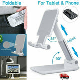 Foldable Adjustable Universal Desk Stand Holder For Mobile Phone Tablet Portable - Green
