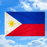 Large Philippines Flag 90 x 150 cm Outdoor Indoor Polyester with Eyelets