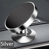 360-Degree Car Phone Holder Dashboard Mount Stand Cradle for Flat Surface - Gold