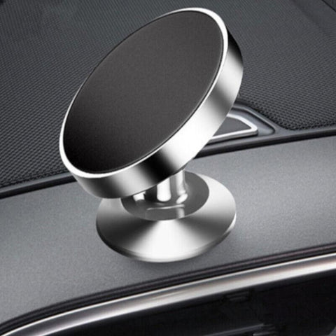 360-Degree Car Phone Holder Dashboard Mount Stand Cradle for Flat Surface - Gold