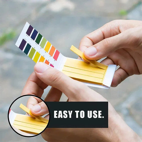 pH Test Strips Universal Litmus Paper for Water Saliva Urine Pool Soil Liquid 1-14 - 80PCS (1 Book)
