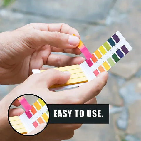 pH Test Strips Universal Litmus Paper for Water Saliva Urine Pool Soil Liquid 1-14 - 80PCS (1 Book)