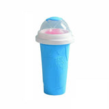 Slushie Maker Cup Quick Freeze Magic Squeeze Cup Milkshake Cup Ice Cream Maker - Blue