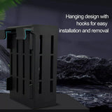 Hydroponic Plant Storage Rack Fish Tank Decoration Square Aquarium Basket Holder - White