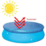Round Swimming Pool Cover Lot For Garden Outdoor Paddling Family Pools - 366cm