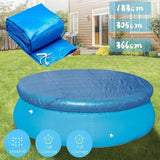 Round Swimming Pool Cover Lot For Garden Outdoor Paddling Family Pools - 366cm
