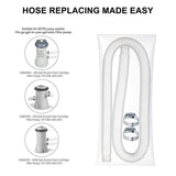 2 x Genuine Intex Hose Pipe for Above Ground Swimming Pool Pump Filter 32mm