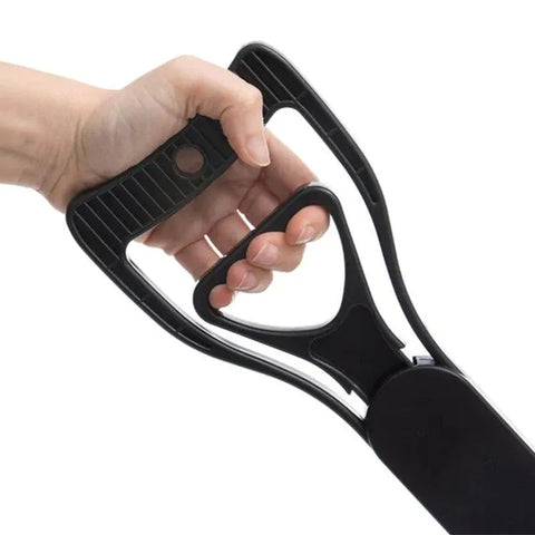Long Handle Pet Pooper Scooper with Clamping Jaw for Dog Waste Pickup Outdoor Use