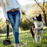 Long Handle Pet Pooper Scooper with Clamping Jaw for Dog Waste Pickup Outdoor Use