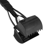 Long Handle Pet Pooper Scooper with Clamping Jaw for Dog Waste Pickup Outdoor Use