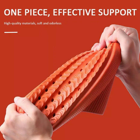 Ultra-Soft Pillow Slides EVA Slippers for Indoor Outdoor Use – Thick Anti-Slip Sole - Orange 40-41