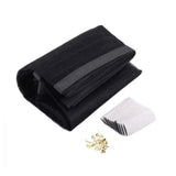 Striped Screen Door Curtain Mesh with Auto Close for Insect Protection and Ventilation - 100*210cm