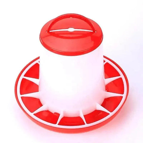 Durable Poultry Feeder and Waterer for Chicken and Chook Farming Use - Feeder
