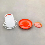 Durable Poultry Feeder and Waterer for Chicken and Chook Farming Use - Feeder