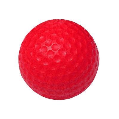 Indoor Outdoor Golf Training Foam Balls 12 Pack PU Soft Practice Accessories - Red