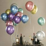 Metallic Latex Balloons 12 Inch Chrome Party Balloons for Birthday Wedding Decoration - Purple 50PCS