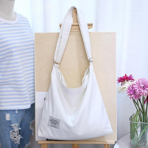 Womens Large Canvas Handbag Ladies Travel Messenger Shoulder Bag Hobo Tote Purse - Pink